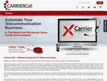 Tablet Screenshot of carriercall.com